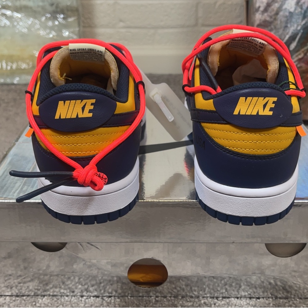 Nike dunk low off-white university gold - Picture 4 of 5